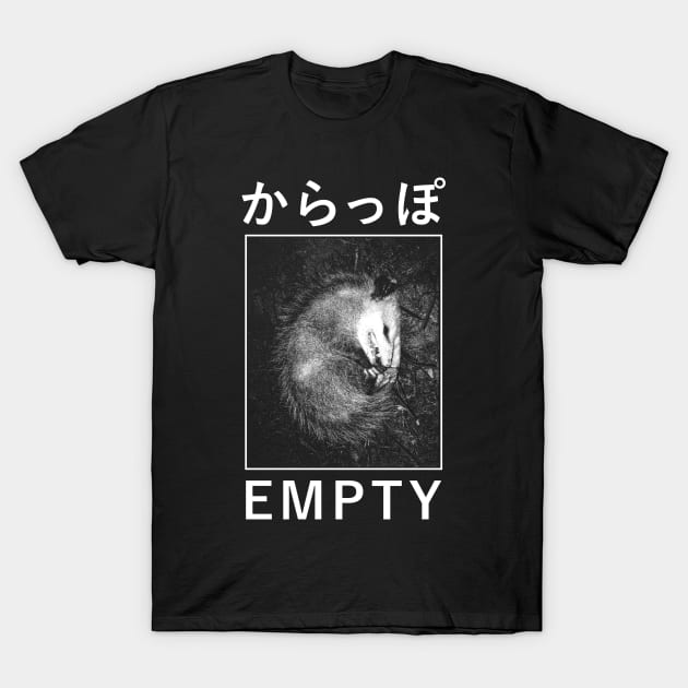 Karappo - Empty Opossum T-Shirt by giovanniiiii